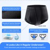 Carer Mens Incontinence Pants 3 Pcs Reusable Washable Cotton Incontinence