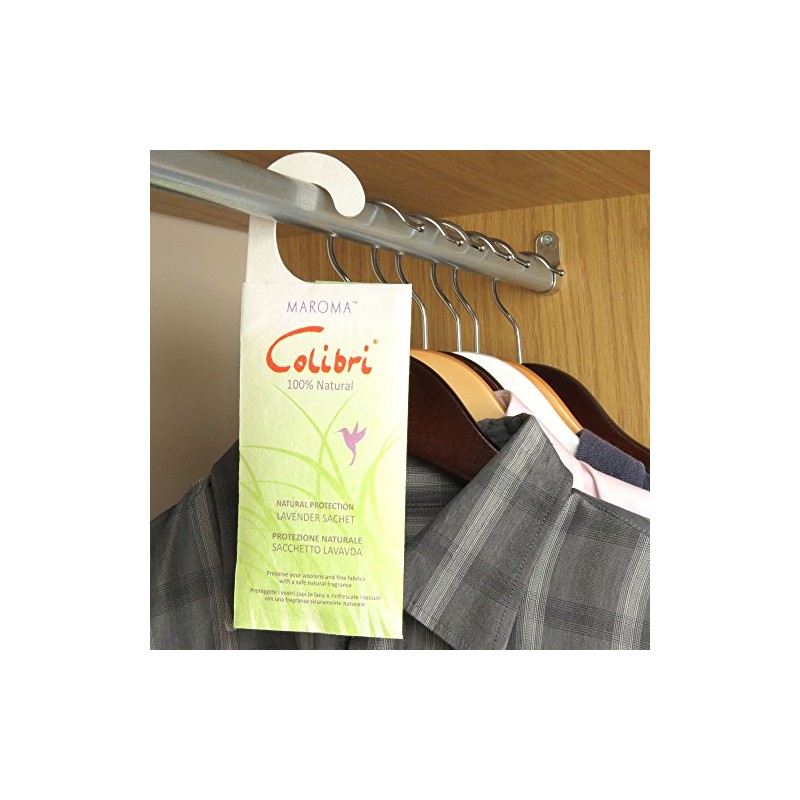 HANGERWORLD Hangerowrld - 2 Colibri Lavender Hanging Wardrobe Sachet Clothes
