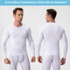 3 Pack Compression Shirts Men Long Sleeve Athletic Workout Tshirt
