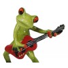 Wild Rock Band Electric Guitarist Green Toad Frog Rocking It