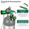 Oxygen Regulator for Oxygen Cylinder CGA 870 Connection, 0-15 LPM,