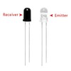 HiLetgo 5mm 940nm LEDs Infrared Emitter and IR Receiver Diode