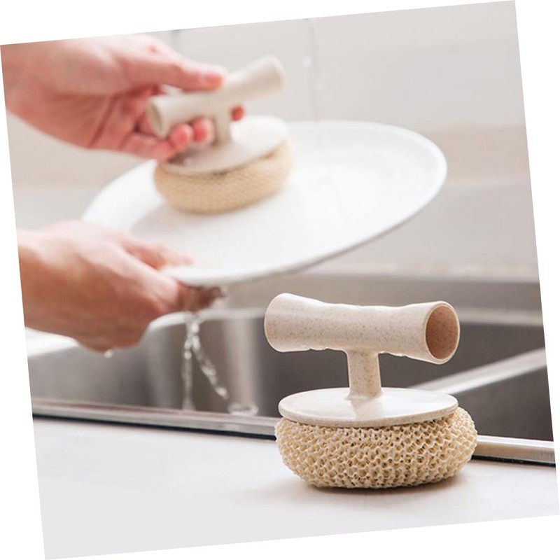 OATIPHO 1set Short Handle Kitchen Cleaning Brushes Durable Bowl Cleaning