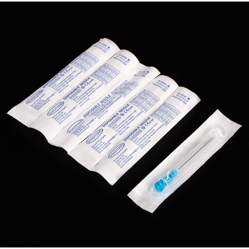 23G x 1.5 inch (0.60 x 38mm), stainless steel Dispensing