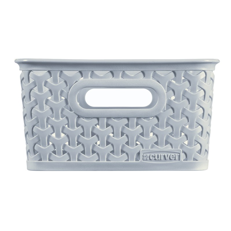 Curver My Style Small Rectangular Storage Basket 4L - Blue