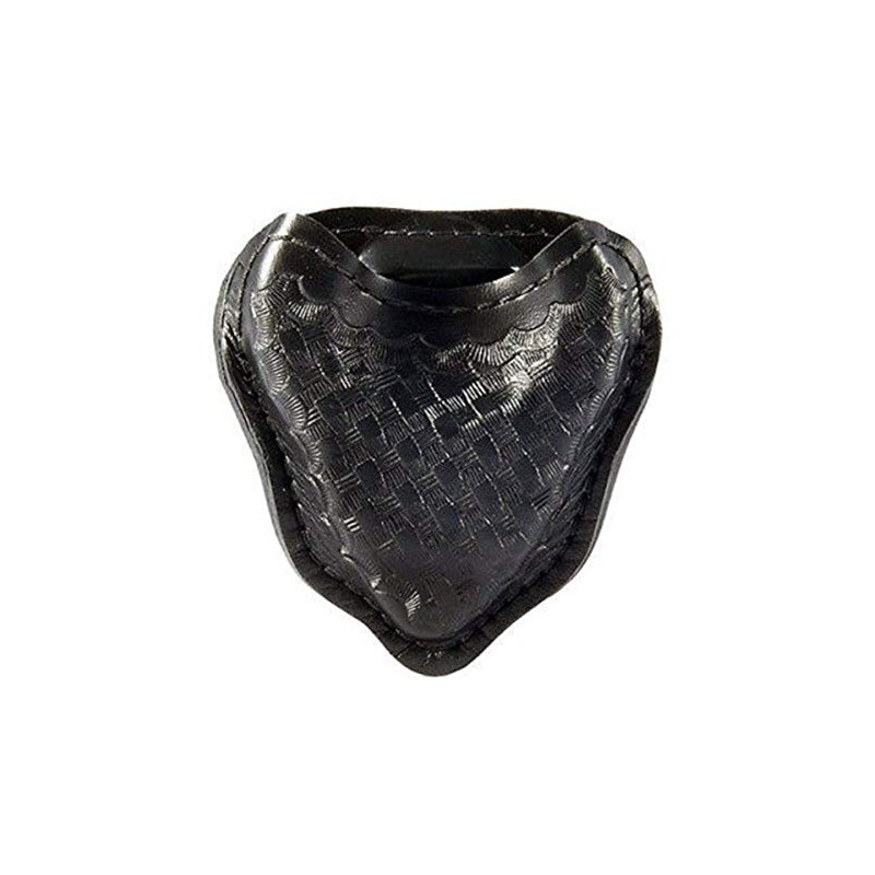 Safariland Bianchi 090-03: Handcuff Pouch Open Top, Basket Weave, Cordovan