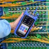 SC/APC PON Optical Power Meter, 1310/1490/1550nm Fiber Optic Power Tester,