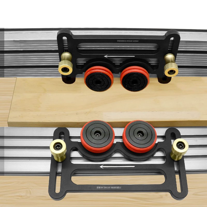 Woodworking Bearing Roller Guides for Table Saws with Sliding Blocks,