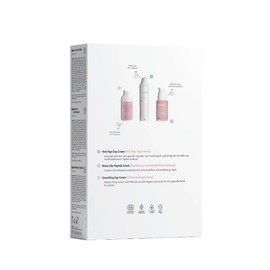 Luxury Anti-Ageing Gift Set, for All Skin Types, Deep Cleans, Refines the Skin, Against Wrinkles of All Kinds, 3-Piece with Day Cream, Peptide Serum, Smoothing Eye Cream