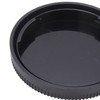 2PCS Lens Rear Caps ABS Plastic Snap On Lens Back