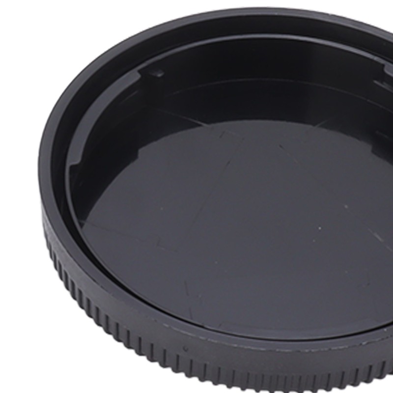 2PCS Lens Rear Caps ABS Plastic Snap On Lens Back