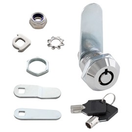 Uenhoy 4 Pack Tubular Cam Locks Keyed Alike, RV Locks Replacement, 5/8 Inch Cabinet Cam Lock Set for Mailbox Tool Box Vending Machine ATM