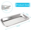 Voarge 3 Pack Small Instrument Tray, Dental Rectangular Tray, Useful