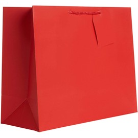 Jillson Roberts 6-Count All-Occasion Jumbo Gift Bags with Tissue Solid Color Assortment, Silver/Gold/Red/Royal