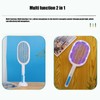 Electric Mosquito Racket Multi Function 2 in 1 USB Charging