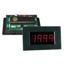 Peak Tech LED Display Digital Voltmeter/Ammeter as Panel – 1999 Digits, Digit height 14 mm, 1 piece, Red, LDP – 235