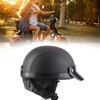 Half Helmet Breathable Sun Blocking Retro Safe PU Leather Motorcycle