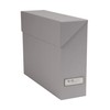 Bigso Lovisa Fiberboard Label Frame 12 File Storage Box, 9.4