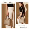 MFFOR Women's Shoulder Bag, 2-Way Genuine Leather Handbag, Comes with