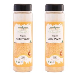Organic Garlic Powder 100g Pack of 2 by Root2leaf Organic