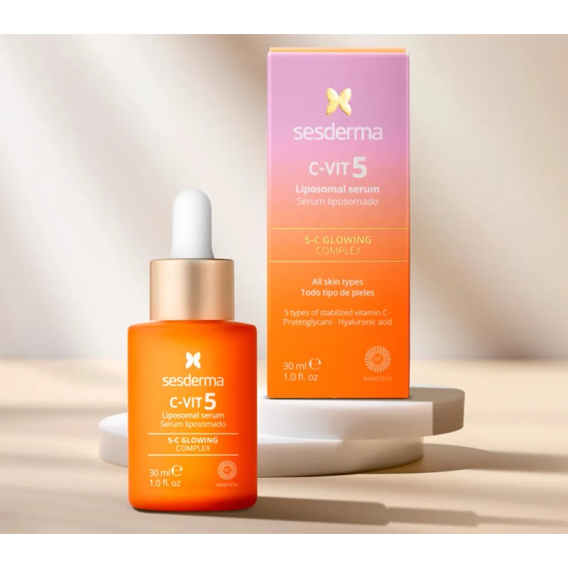 Serum Facial C-vit 5 Vitaminas 30ml Sesderma Todo Tipo De