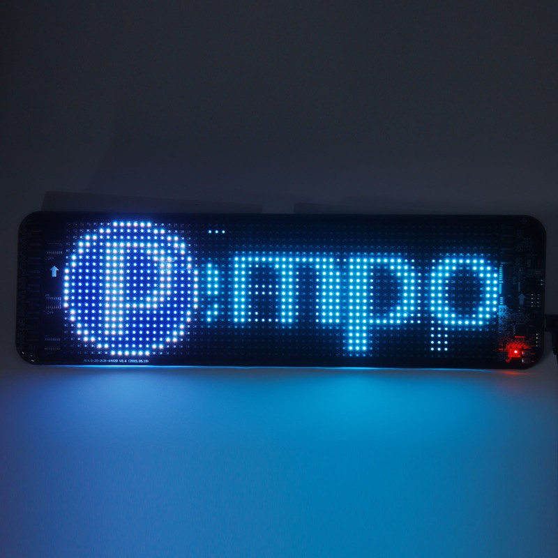 LED Car Sign Flexible Bluetooth App Control Programmable Scrolling Panel