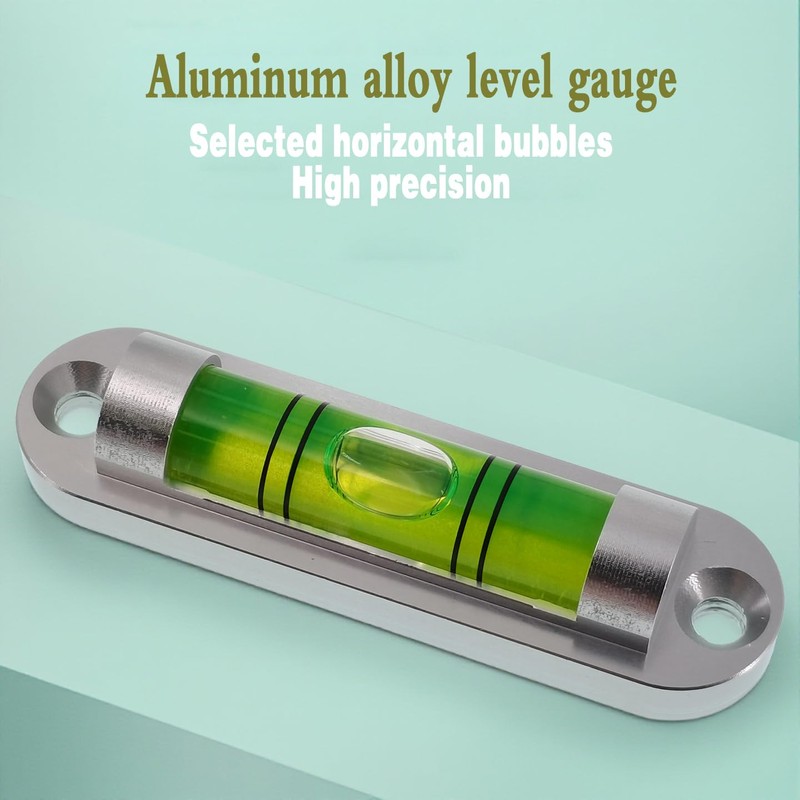 Aluminum alloy high-precision 180 degree adjustable level ruler, small level