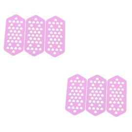 FOMIYES 20pcs Hair Extension Shield Non-trace Heat Resistant Sheets Colorful Hairdressing Tools for Seamless Extensions Random Color