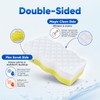 GLIMGLINT Magic Sponges Eraser for Bathroom, 6 Pack Dual-Sided Cleaning