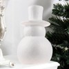 Happyyami 1pc Christmas Snowman Shape Craft Foam Ball Polystyrene Snowman