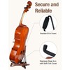 Musbeat Cello Stand with Bow Holder, Butterfly-Shape Floor Stand with