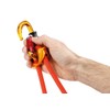 Petzl M39A SL NEW Sm'D Ultra-Light Asymmetrical Carabiner, Screw-Lock, Yellow