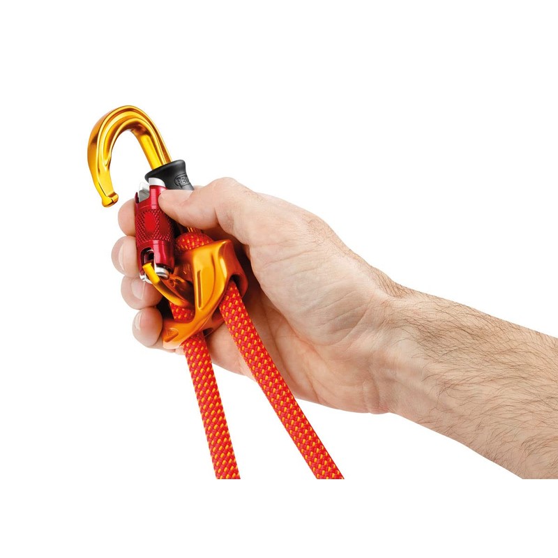 Petzl M39A SL NEW Sm'D Ultra-Light Asymmetrical Carabiner, Screw-Lock, Yellow