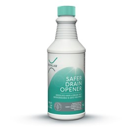 XionLab Safer, Greener Drain Clog Remover – Industrial-Strength Liquid Drain Cleaner for Hair & Grease – Septic Safe, Odorless, Biodegradable for Bathroom Sink, Bath Tub, & Shower Drain – 32 oz