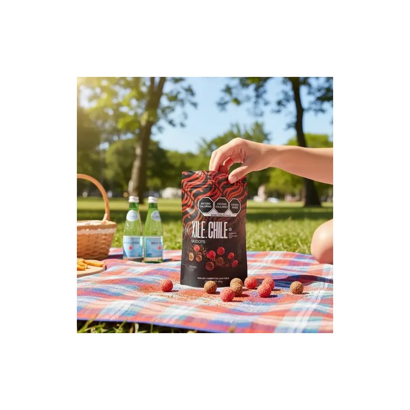 Xile Chile Dulces Picositos Skidots Enchilados Bolsa 50g