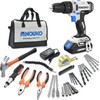 NINOUKO Cordless Power Drill, 20V Electric Impact Drill Driver Set