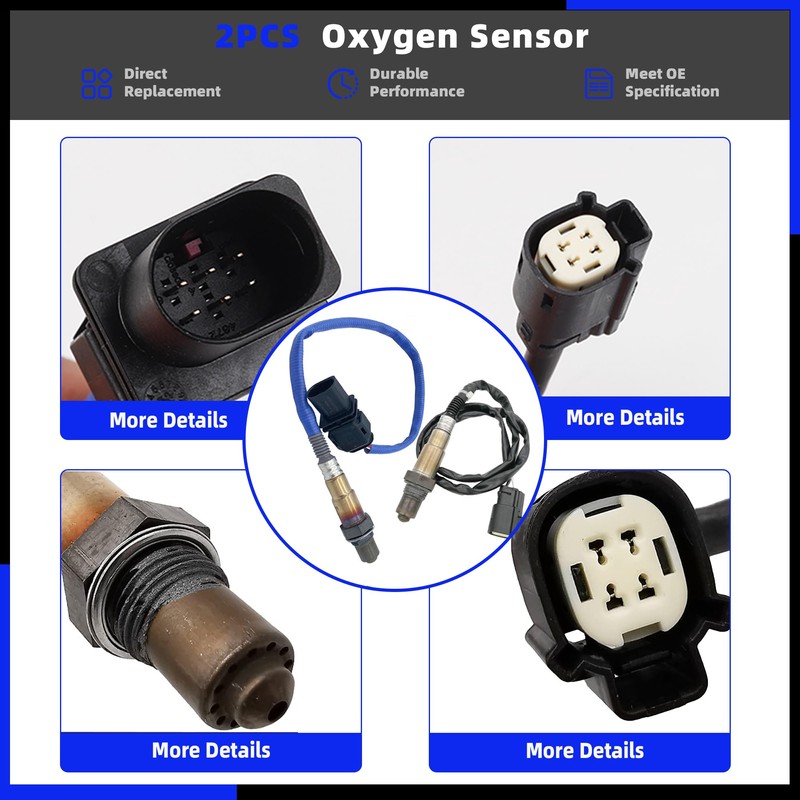 Generic 2PCS 234-5113 234-4575 Oxygen O2 Sensor Compatible with 2012-2014