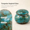 Small Ceramic Keepsake Urn, 1.6'' No Leak Mini Urns with