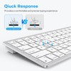 OMOTON Wired Keyboard for Mac Devices ONLY with Dual Interface,