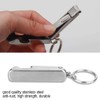 Keyring Nail Clippers, Nail File Keyring, 2 in 1 Bottle