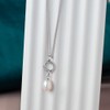 Kit Heath Revival Pearl Link Drop Necklace – Sterling Silver