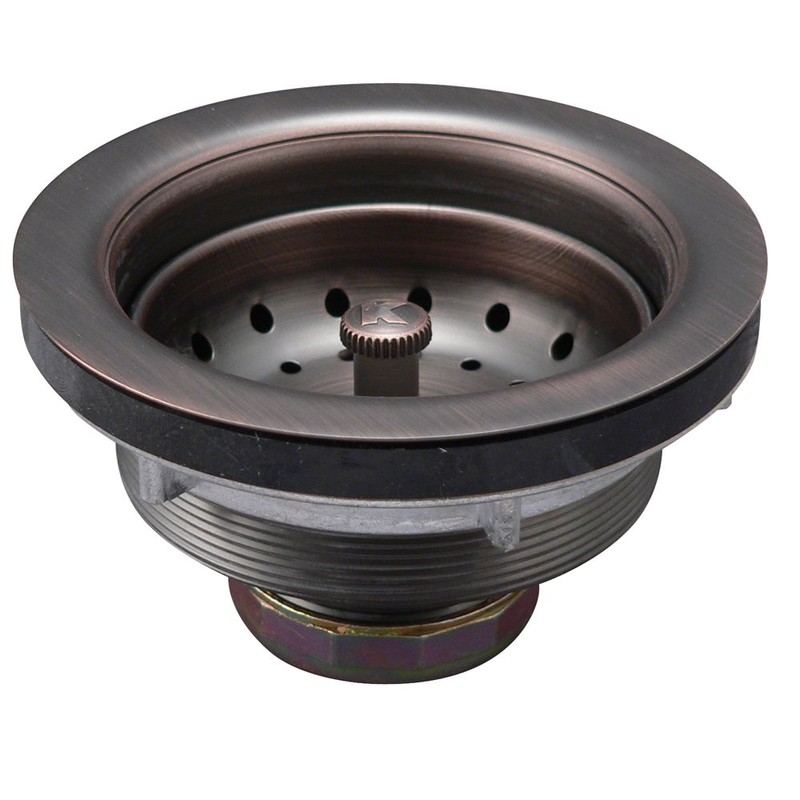 Keeney K5435VB Stainless Steel Kitchen Sink Strainer with Fixed Post