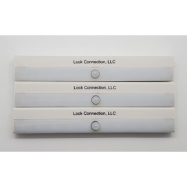 Lock Connection™ - LED Motion Activated Cabinet Light. Stick-on Anywhere/Battery Operated 10 LED Motion Sensor(3 pcs)