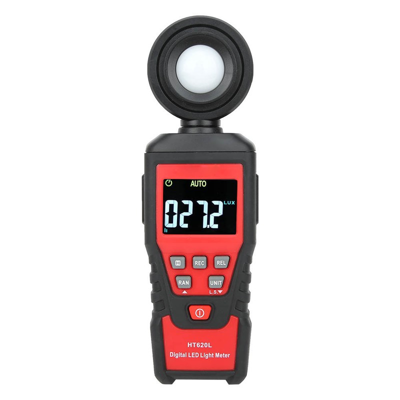 HT620L High Accuracy Portable Digital Light Illuminance Meter Photometer 0‑200000Lx