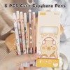 LHOEST Capybara Pencil Case Girls Boys 48 Pieces Capybara Stationery