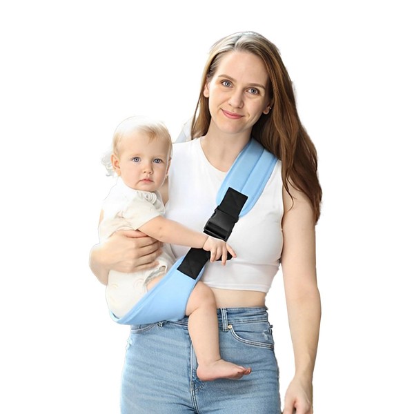 Baby Sling Carrier Newborn to Toddler,Ergonomic Sling Carrier with Adjustable