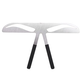 Eyebrow Stencils for Beginners, Reusable Eyebrow Ruler Women Eyebrow Drawing Card Positioning Balance Measuring Tool DIY Makeup Eyebrow Tools (Curved Eyebrows)