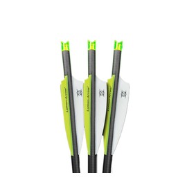 Lumenok Lumen-Arrow 20-Inch Carbon Bolts with Crescent Bolt End (3-Pack), Green