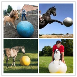 SWYIVY 40 Inch Horse Ball Toy Mega Herding Ball Giant Horse Soccer, Pump Included