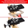 GOINGMAKE Dowel Jig Kit with Quick Positive Stop and Clamp,